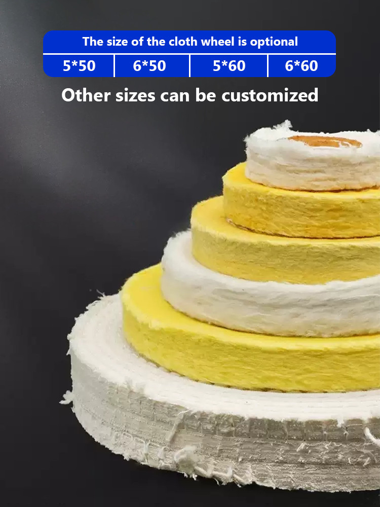 High-Precision Durable Ergonomic Cloth Wheel for Jewelry Polishing and Buffing