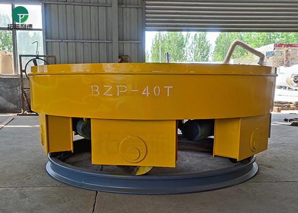 40 Tons Capacity Factory Apply 360 Degree Rotated Customized Electric Turntable