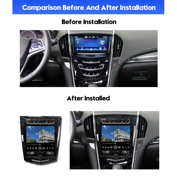 10.4 дюймовое авторадио для Android для 2004-2007 Cadillac Ats Cts Srx