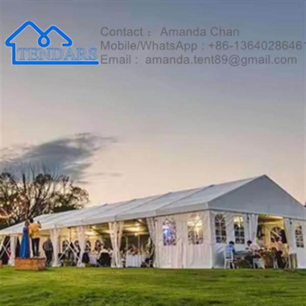Luxury Tent Waterproof PVC Structure With Aluminum Alloy Frame For Wedding Parties Events