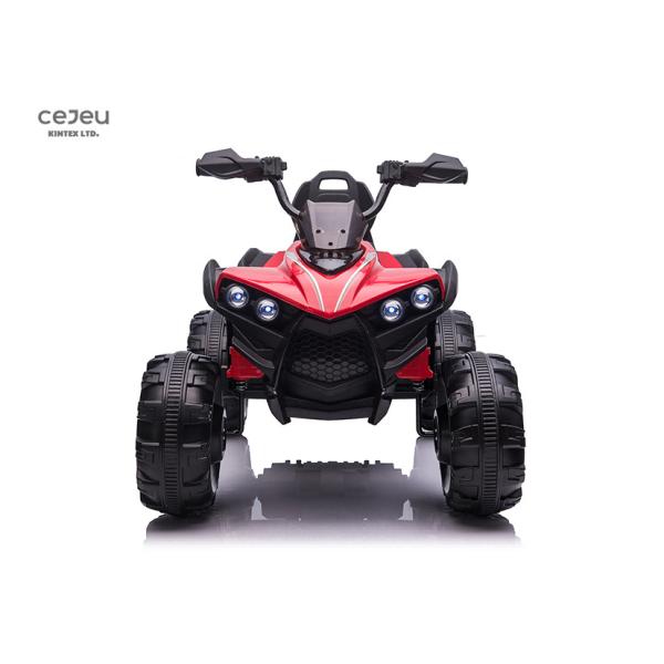 Paseo eléctrico de los niños 12v Atv en el coche con la carga de las linternas 30KG