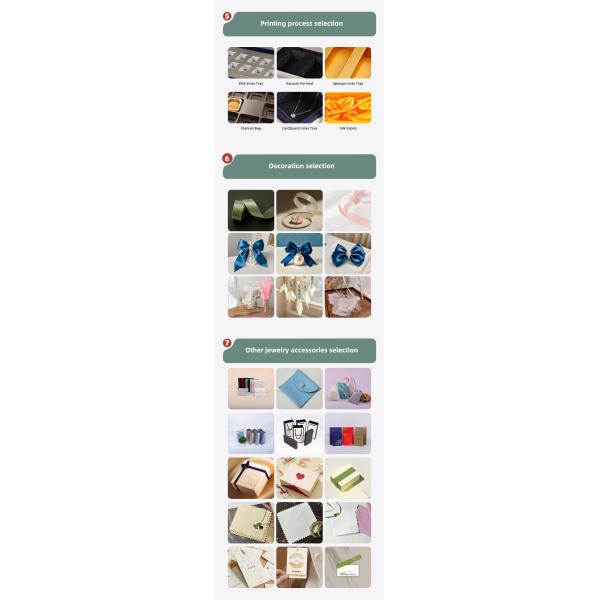 Octagonal army green Velvet Jewelry Box customizable flip Jewellery Box With Golden patch