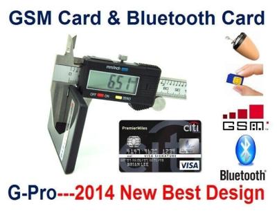 2019 new credit card GSM BOX WITH BLUETOOTH FUNCTION FOR EARPIECE