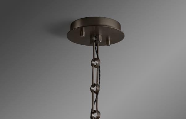 Modern Nordic Brass Chandelier with Warm White Light 3000K CCT