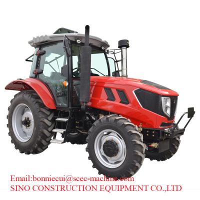 Trator da exploração agrícola 100hp 110hp 120hp 4WD da agricultura com chassi do TD