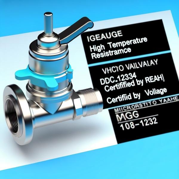 High Temperature Resistance Micro Water Valve with REACH Certification and DC108-132V Voltage Range