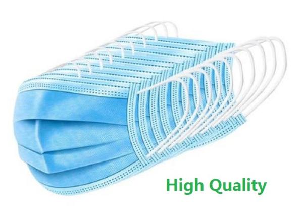 Disposable Blue Medical Surgical Face Mask Pharmacy for Doctor in Surgery