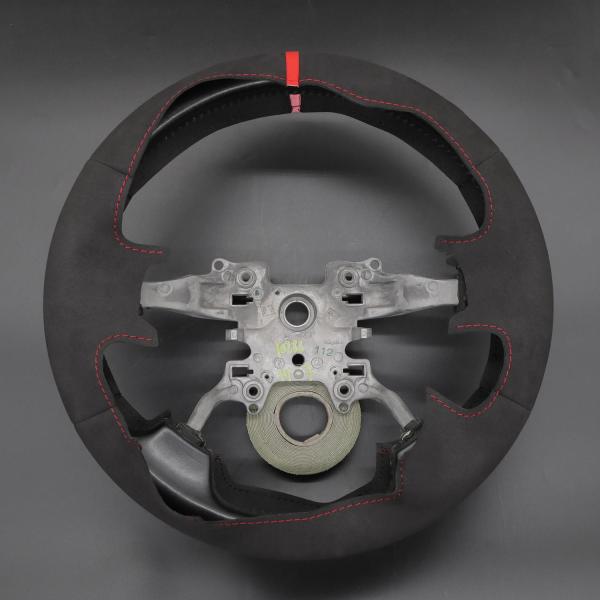 Car Accessories DIY Colors Hand Stitching Faux Suede Steering Wheel Cover for Land Rover Discovery 4  2010-2016