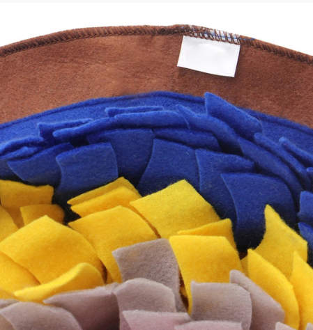 45*45cm Washable Felt Dog Training Blanket Releasing Nose