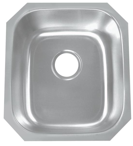 18'' Single Bowl Sink Stainless Steel , Single Bowl Sink Unit For Kitchen