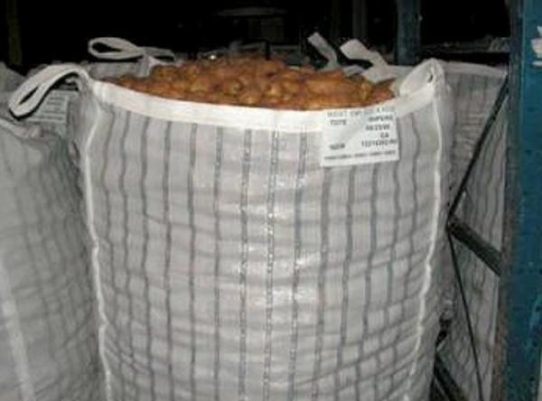 240GSM Rectangular Jumbo Bag 1 Ton Chain Lock Breathable Ton Bag For Potato