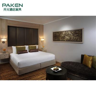 ODM Customized Size 4 Star Hotel Solid Wood Bedroom Sets