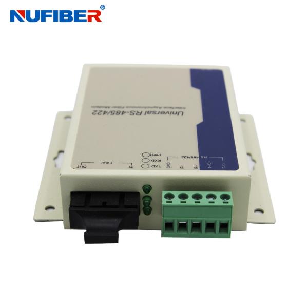 Duplex MM 1310nm 2KM SC RS485 RS422 Serial To Fiber Converter