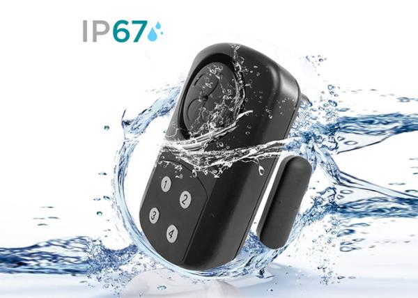 alarme de porta sem fio magnético da associação 140db com o IP67 de controle remoto impermeável para a segurança exterior da porta