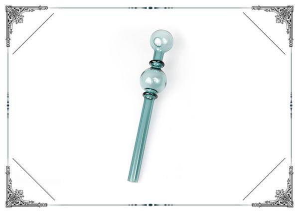 Hand Blown Smoking Burning Tube Borosilicate Glass Bong Minted Color
