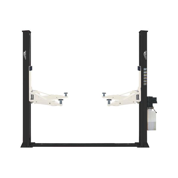 220V 380V Two Post Floor Plate Lift 110mm - 1850mm Height Manual Release