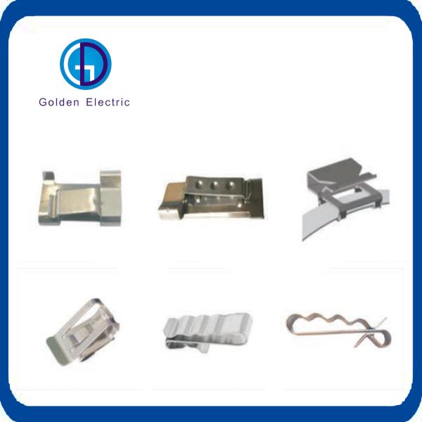 SUS 304 PV Solar Panel Cable Clips Water Resistant For Soler Panel System