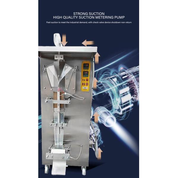 AS-2000 Automatic Water Pouch Packing Machine Milk Sachet Bag Packing Machine Popsicle Liquid Filling Sealing Packing Machine