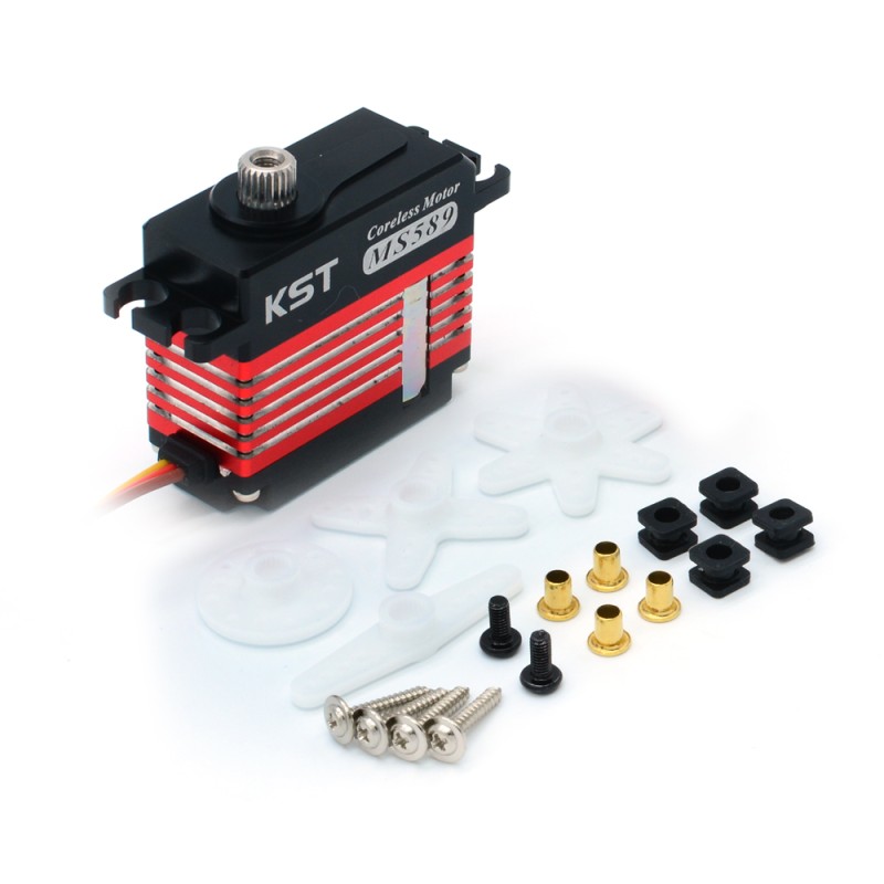 NEW KST MS589 8.4V 9.2kg 0.08sec HV Metal Gear Servo With Contactless Position Sensor Servo Motor Robot UAV Hobby Education