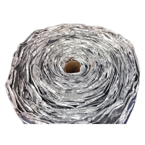 Fireproof Fiberglass Core 3mm 6mm Foil Facing Flexible Reflective Foil Insulation For Metal Building