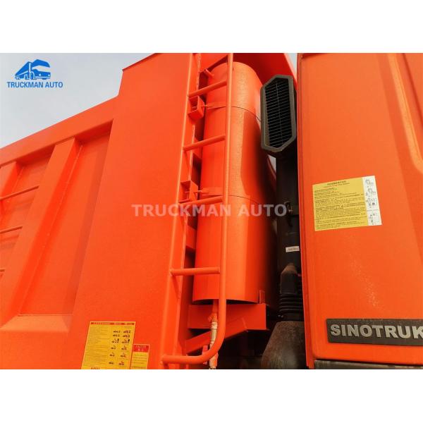 EURO 2 Engine 371HP SINOTRUK HOWO Dump Trucks For Philippines