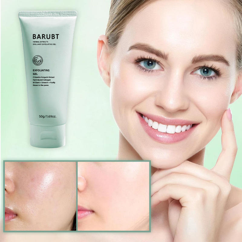 OEM ODM customized cleansing gel moisturizing and exfoliating gel, which cleans facial residues, contains herbal extracts, can remove dead skin and brighten skin tone