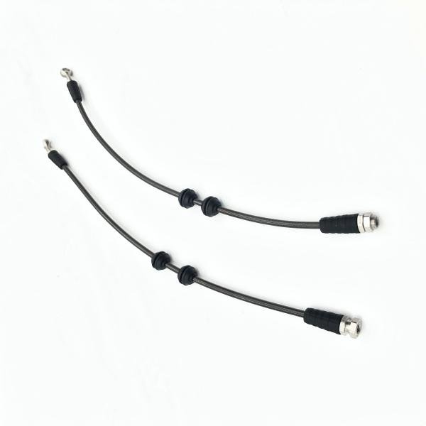 Тормозной рукав BMW 65cm заплетенный сталью утопил сопло с вогнутым ртом