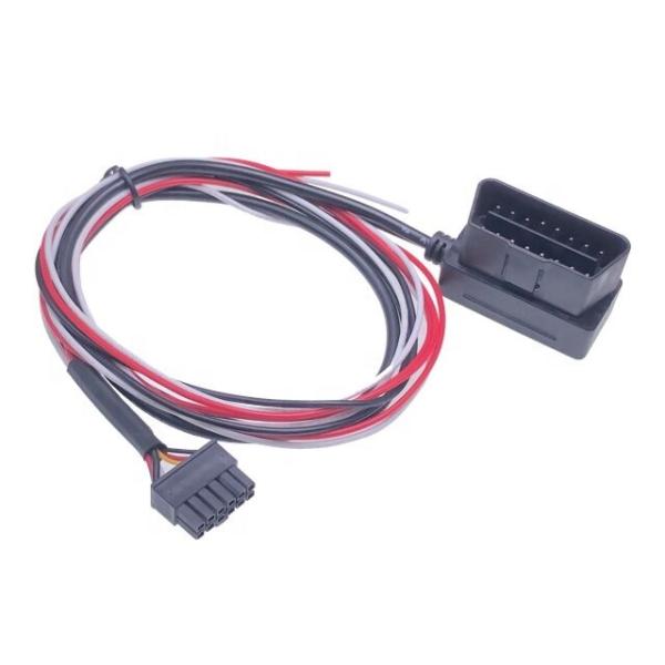 500 12V/24V Custom Wire Harness J1962 16Pin OBD2 Cable OBDII Wiring Harness OEM Connector Housing Cable