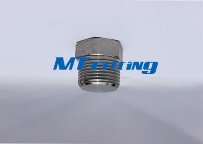 ASTM A182 F304 / 304L / 304H Hex Head Plug Forged High Pressure Pipe Fittings