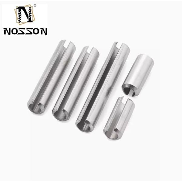 Steam Oxide Nitride Finish Spring Pins DIN 1481 Standard 304 Stainless Steel Roll Slotted for Construction Machinery