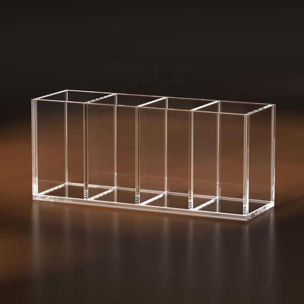 Acrylic Storage Box for Pens & Other Small Items Convenient Bin for Organizing Your Workspace