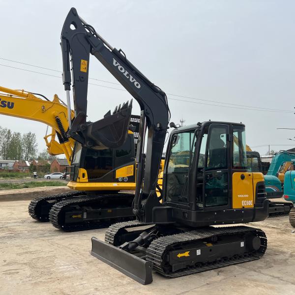 2024 Year Used Volvo 60 Excavators EC60C Original Second Hand Small Crawler 6ton