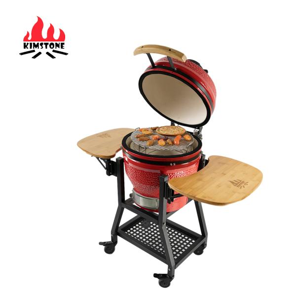 Uovo Kamado 18inch Charcoal Block Barbacoa Ceramic Kamado Elektrische Foshan Kamado Grills Kimstone Bbq Grill Garden Family Bbq