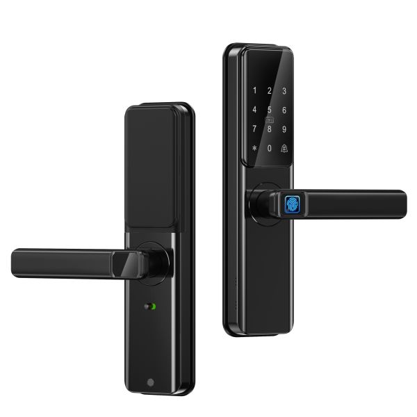 Tuya App Smart Fingerprint & Key Home Security Door Lock Polished Digital