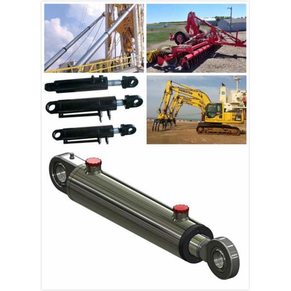 Tipo industrial excavador de acero inoxidable Boom Arm Bucket del pistón del cilindro hidráulico