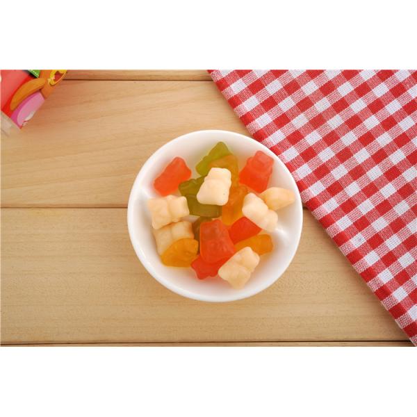 Bottle Packing Pectin Gummy Bears , Children'S Multivitamin Gummies Multi Color