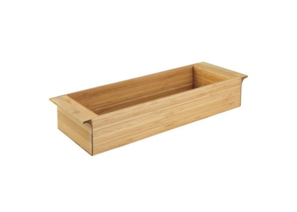 Organic Bamboo Hot Selling  with Handle Unique Design Customized Size Organizer Bamboo Storage Box