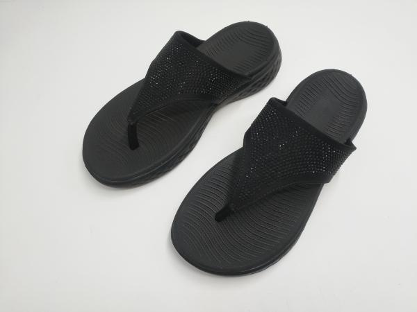 Flyknit Fabric Single Bandage 36-41 Men Eva Foam Flip Flops