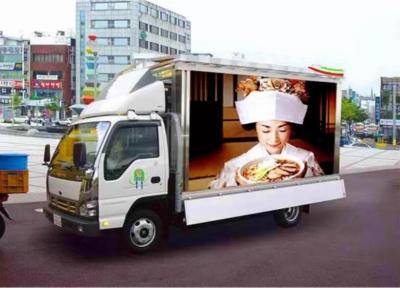 SMD3528 Truck Mobile LED Display , P8mm Mobile Billboard Advertising