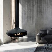 Caminha de madeira de construção interna fogão de aço aquecimento decorativo
