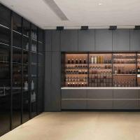 Cuisine moderne pour la maison Armoires de cuisine en bois massif Montre d'île ensemble évier et armoires de cuisine complète