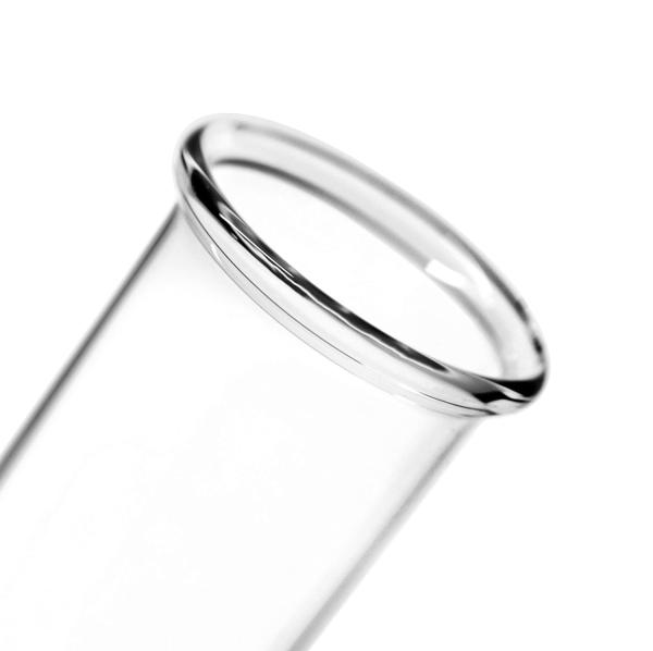 Borosilicate Glass Serological Test Tubes with Black Bakelite Screw Caps Silicon Liners, Vol.30ml 20x150mm