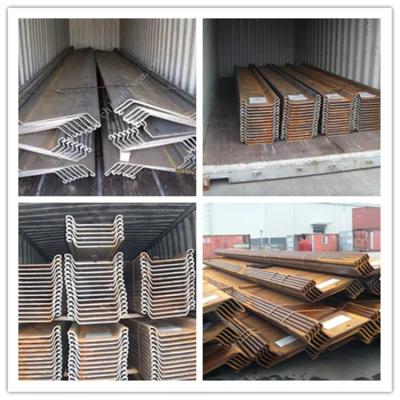 3M,6M,9M,12M Or Customized U / Z Shape Sheet Piling For Breakwater