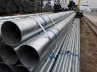 RUÍDO STD 1,25 diâmetro galvanizado mergulhado quente do tubo 15mm do círculo do MTC ERW da tubulação de aço da polegada