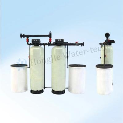 Automatic PLC Control Water Softener System With FRP Resin Tank Ion Exchange Resin