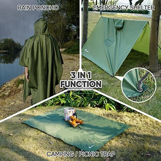 Custom Logo Printing Raincoat for Multipurpose Outdoor Activities and Lightweight