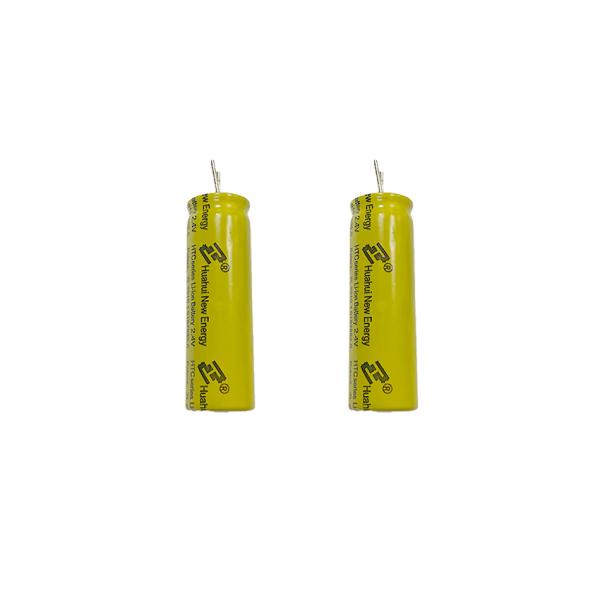 Cylindrical LTO Toys Battery Power Cell -35℃~75℃ Work Temperatures Range