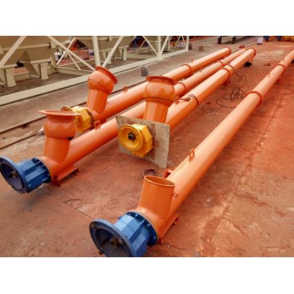 300 r/min Screw Feeder Automatic Concrete Block Making Machine