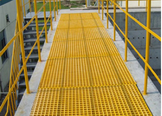 Подгонянное FRP отлило сетку в форму дорожки стеклоткани скрежетать для нерестилища