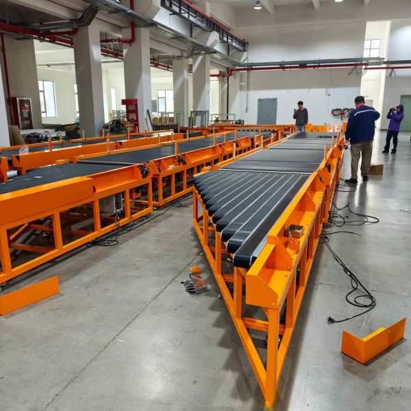 Heavy Load Warehouse Conveyor Belt System 60Kg/M2 For Warehouse Automation